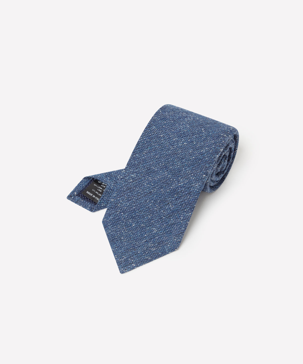 Airforce Blue Textured Slub Silk Tie