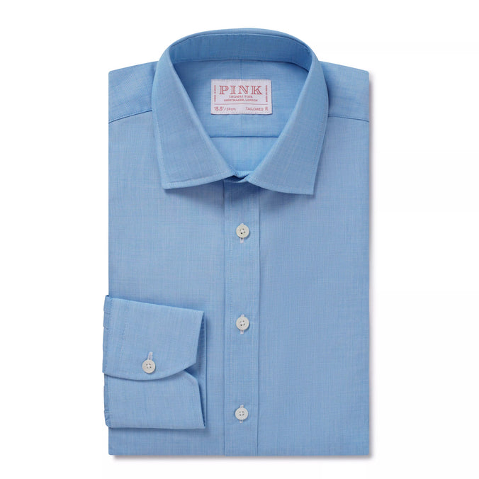 Aqua Tailored Fit End On End Formal Shirt