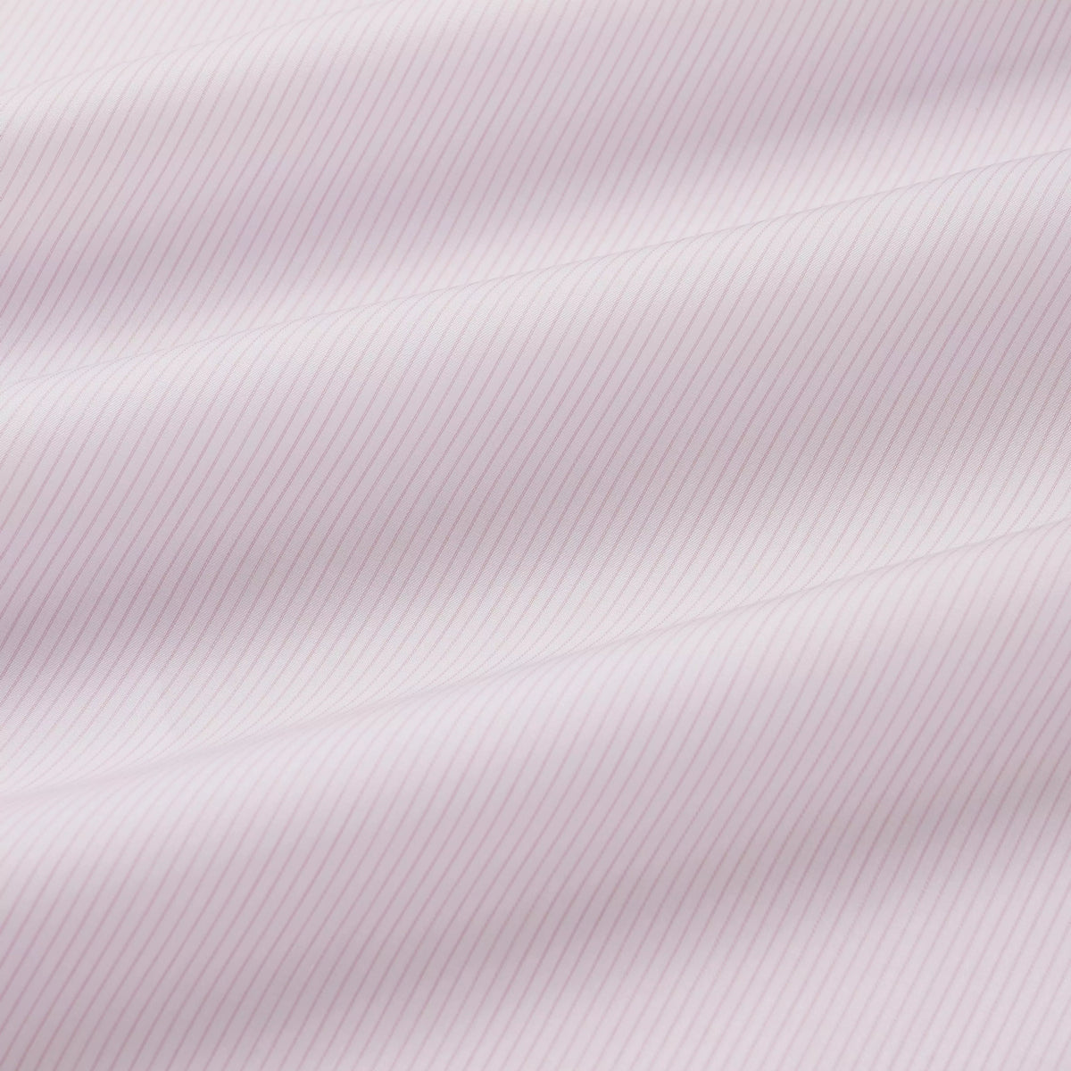 Pale Pink & White Tailored Fit Formal Precise Hairline Stripe Shirt